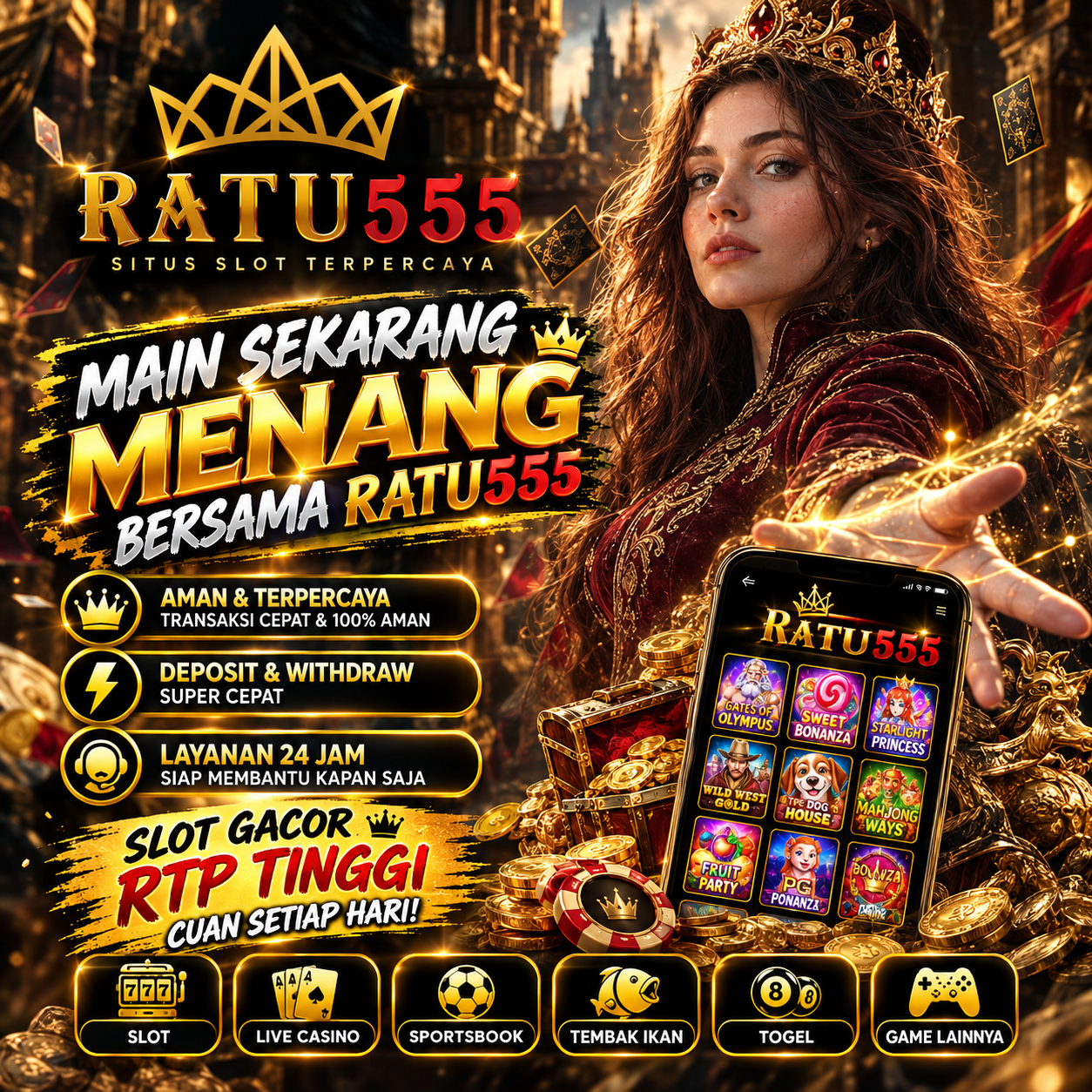 Banner RATU555 Trusted Brand