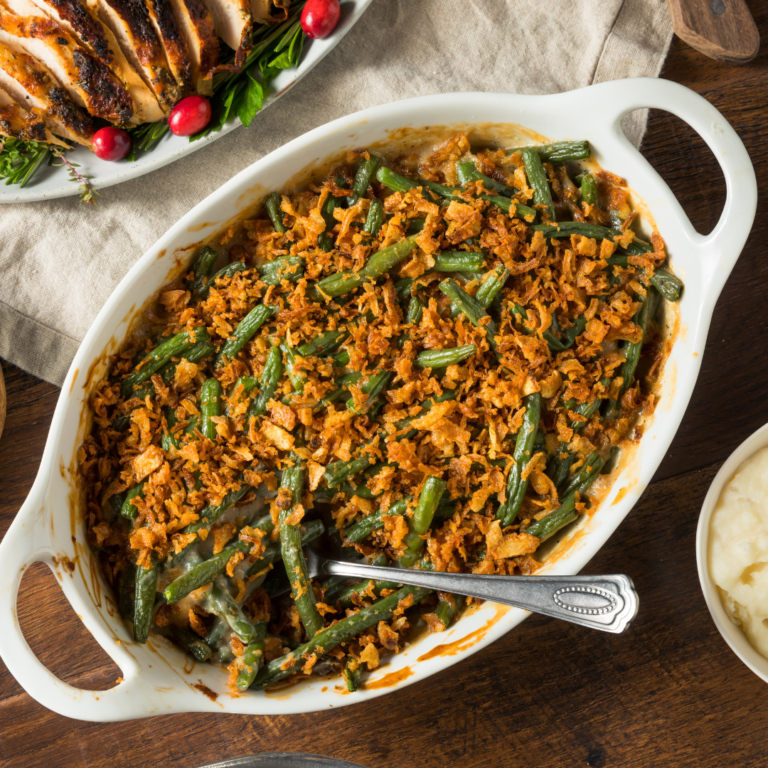 Green Bean Casserole Magic: A Low-Calorie Delight for Your Holiday Table